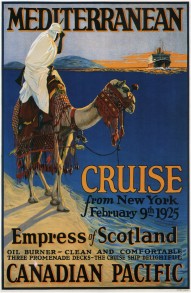Mediterranean-cruise-advertising-canvas-print-poster-1925